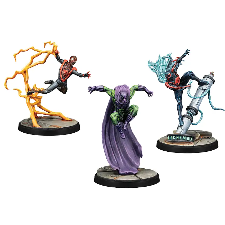 Marvel Crisis Protocol: Prowler, Spider-Man 2099, & Ultimate Spider-Man Character Pack (New Arrival)