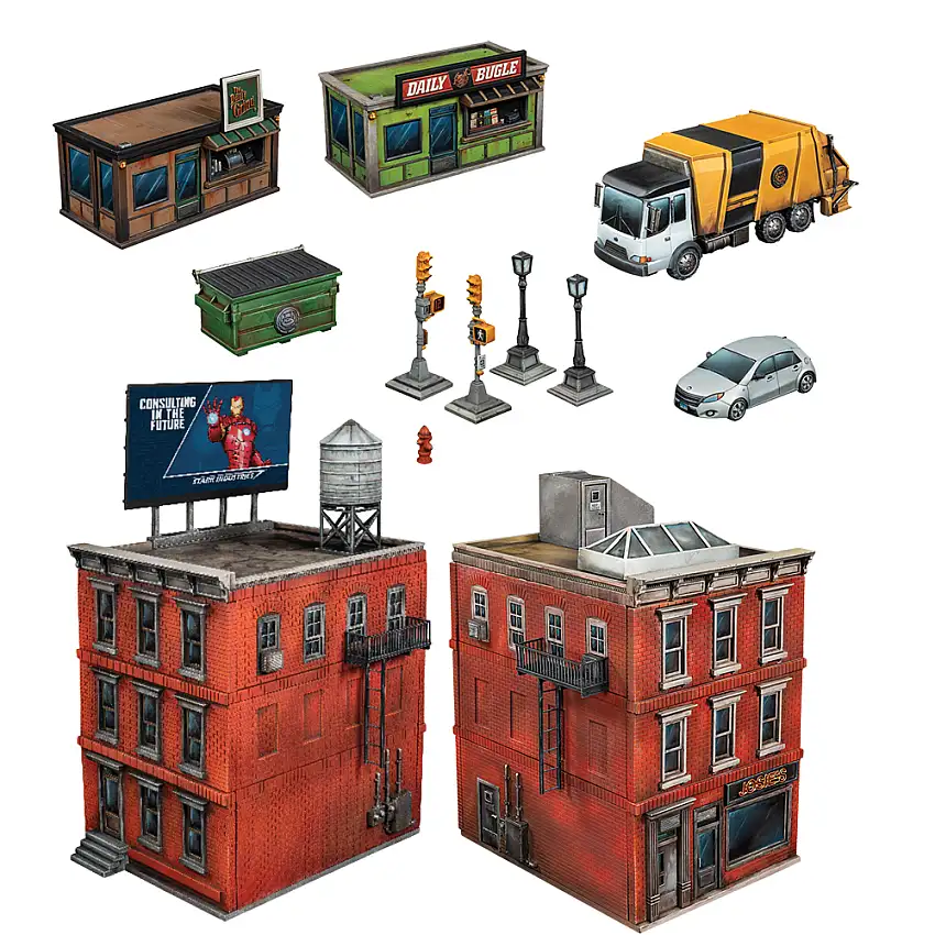 Marvel Crisis Protocol: NYC City Block Terrain Collection (Preorder)