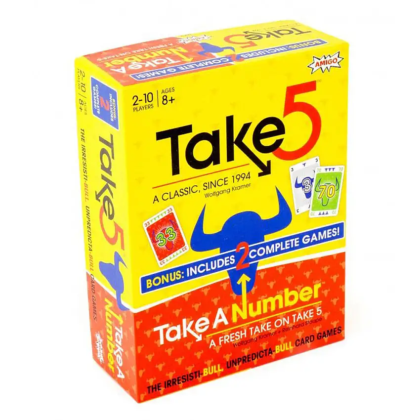 AMIGO Game Duo: Take 5 & Take a Number