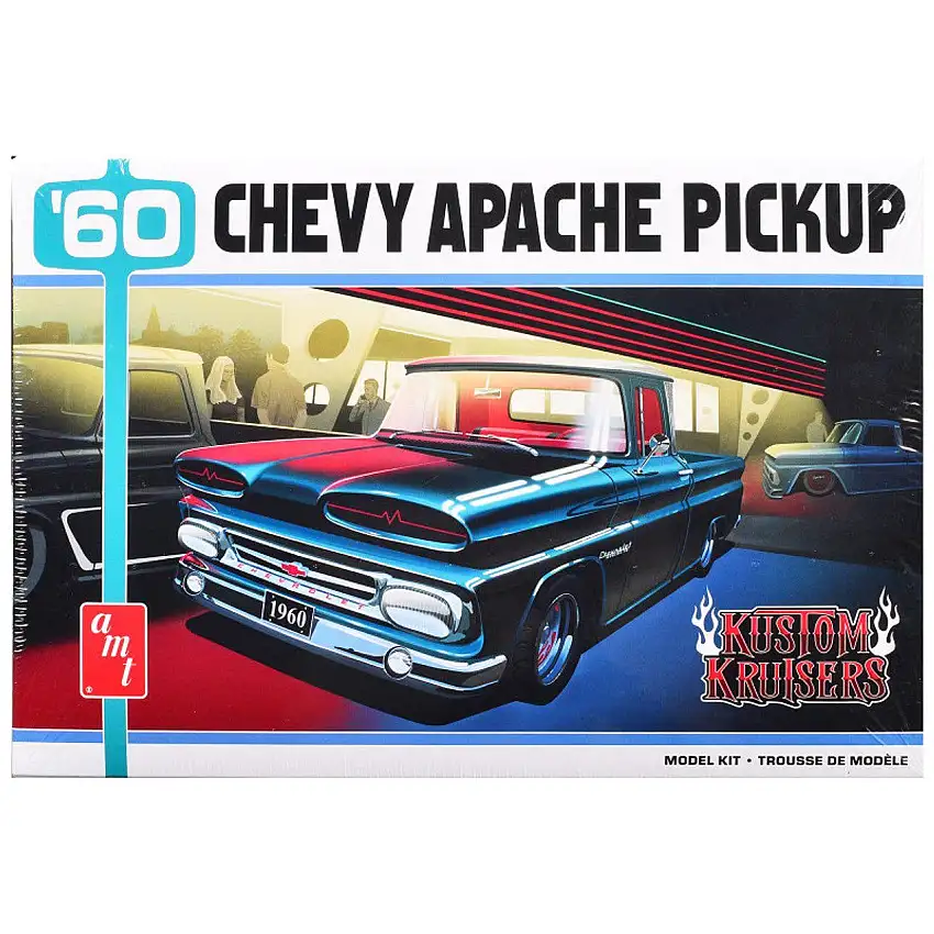 AMT 1/25 1960 Chevy Apache Pickup Street Machine Model Kit