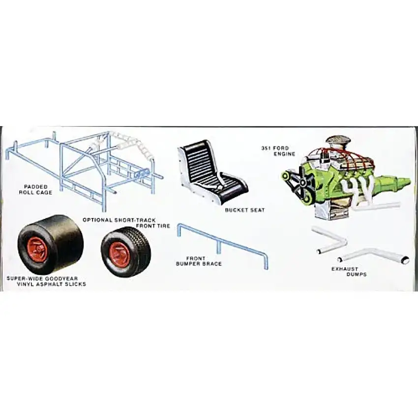 AMT 1/25 1969 Ford Falcon Modified Stocker Model Kit