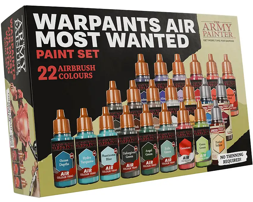 Army Painter Warpaints™ Air Most Wanted Paint Set (22) (18ml)