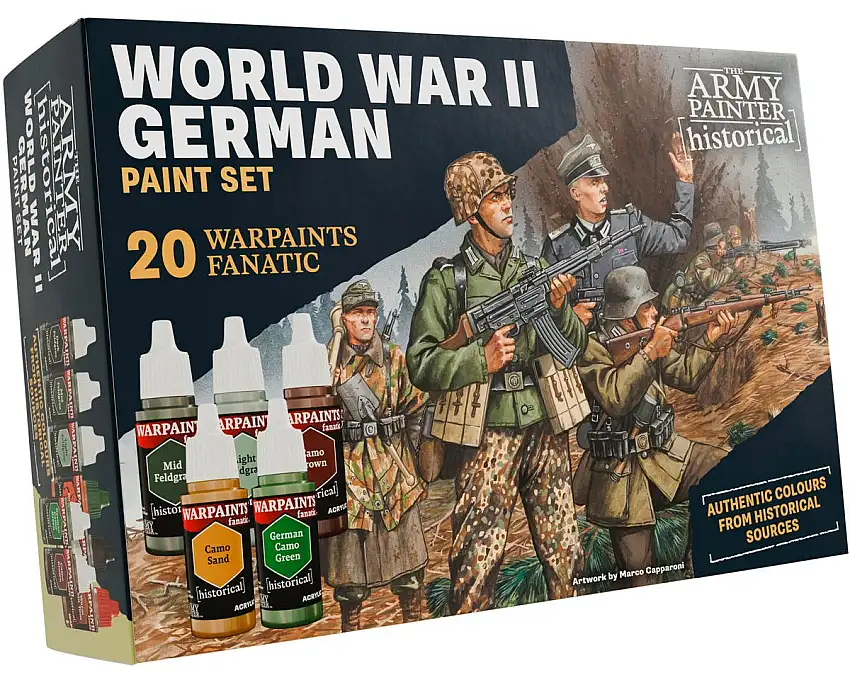 Army Painter Historical WWII German Paint Set (20) (18ml)