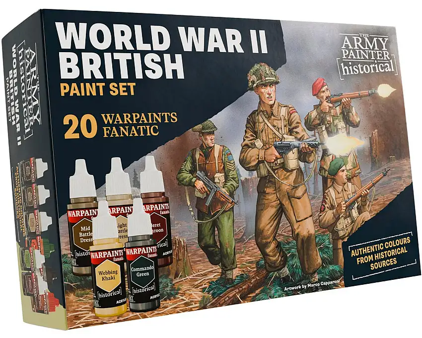 Army Painter Historical WWII British Paint Set (20) (18ml)
