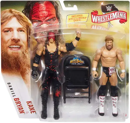 WWE Wrestling Battle Pack WrestleMania 36 Kane & Daniel Bryan Action Figure 2-Pack