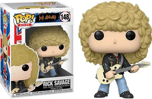 Funko Def Leppard POP! Rocks Rick Savage Vinyl Figure #148