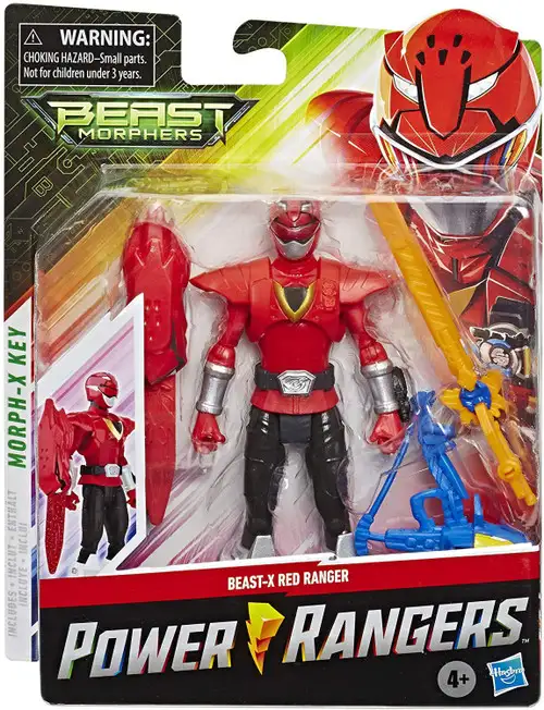 Power Rangers Beast Morphers Red Ranger Beast X Mode Action Figure