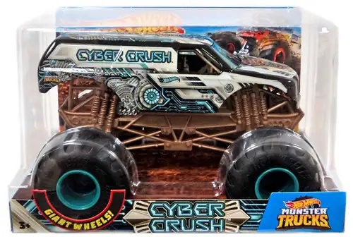 Hot Wheels Monster Trucks Cyber Crush Diecast Car