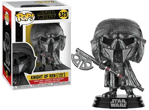 Funko The Rise of Skywalker POP! Star Wars Knight of Ren Vinyl Figure #325 [Axe, Hematite Chrome]