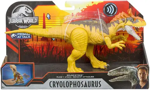Jurassic World Fallen Kingdom Primal Attack Cryolophosaurus Action Figure [Sound Strike]