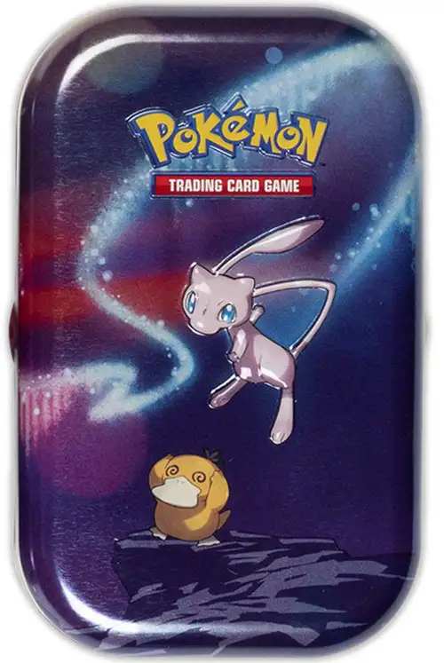 Pokemon Kanto Power Mew & Psyduck Mini Tin Set [2 Booster Packs & Coin]