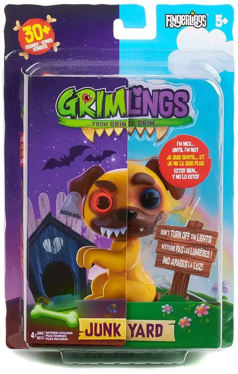 Fingerlings Grimlings Junk Yard Figure [Pug]