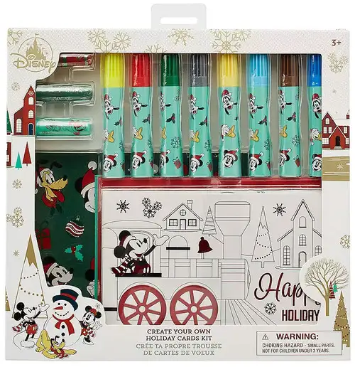 Disney Mickey Mouse & Friends Create Your Own Holiday Card Exclusive Art Kit