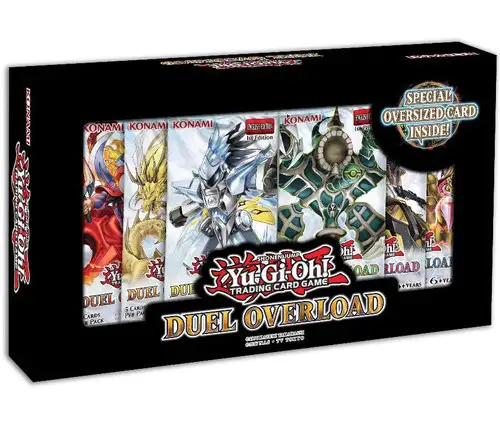 YuGiOh Duel Overload Box [6 Booster Packs & Oversize Card]