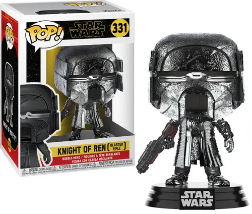 Funko The Rise of Skywalker POP! Star Wars Knight of Ren Vinyl Figure #331 [Blaster, Hematite Chrome]