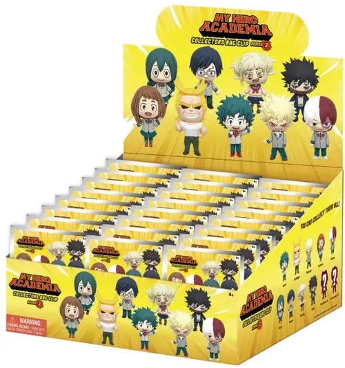 3D Figural Keyring My Hero Academia Series 3 Mystery Box [24 Packs]