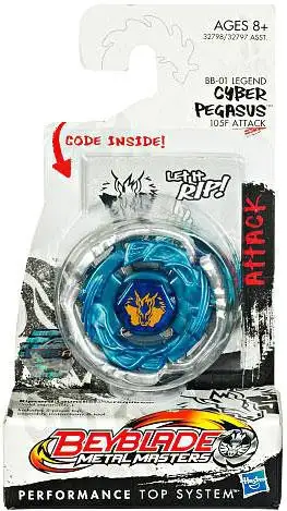Beyblade Metal Masters Cyber Pegasus Booster Pack BB-01 [Legend]