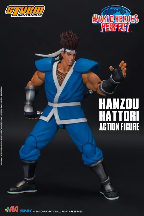 World Heroes Perfect Hanzou Hattori Action Figure