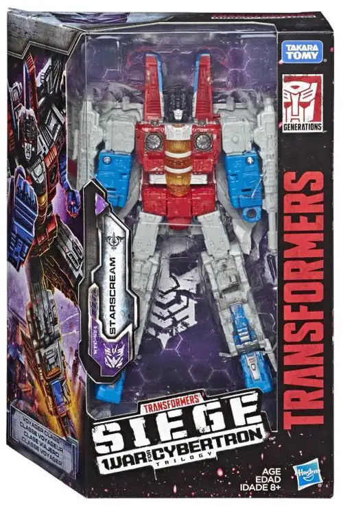 Transformers Generations Siege: War for Cybertron Starscream Voyager Action Figure WFC-S24