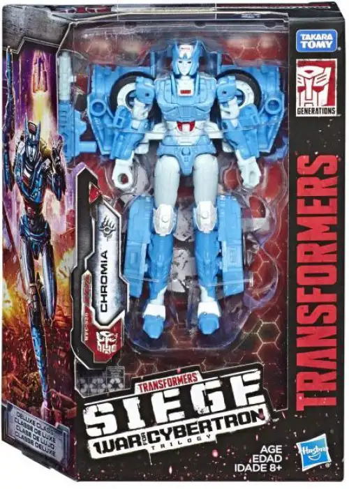 Transformers Generations Siege: War for Cybertron Chromia Deluxe Action Figure WFC-20