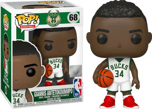 Funko NBA Milwaukee Bucks POP! Basketball Giannis Antetokounmpo Vinyl Figure #68