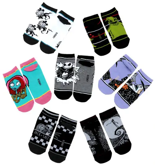 Nightmare Before Christmas A Full Week of Socks