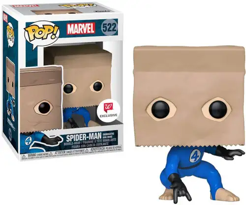 Funko Spider-Man Into the SpiderVerse POP! Marvel Spider-Man Exclusive Vinyl Bobble Head #522 [Bombastic Bag-Man]