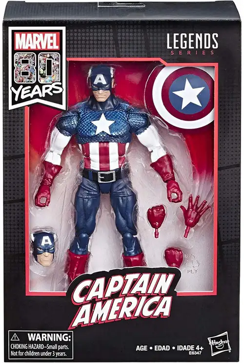 Marvel Legends 80th Anniversary Captain America Exclusive Action Figure