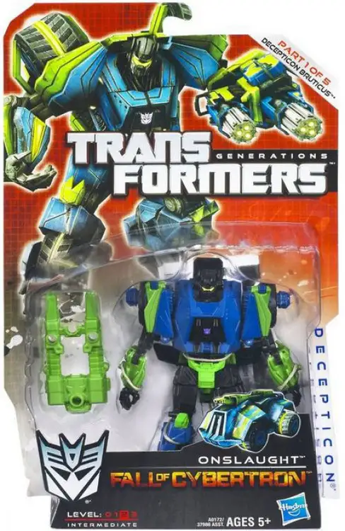 Transformers Generations Fall of Cybertron Onslaught Deluxe Action Figure