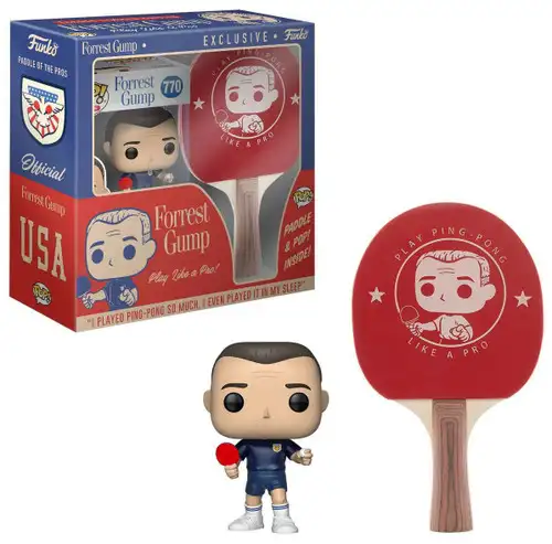 Funko POP! Pin Forrest Gump Play Like A Pro Exclusive Vinyl Figure & Ping Pong Paddle #770 [Limited Edition]