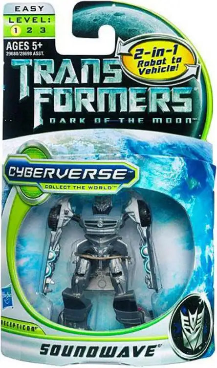 Transformers Dark of the Moon Cyberverse Soundwave Legion Action Figure