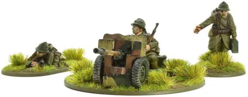 Bolt Action WWII Wargame Allies French Army 25mm Light Anti-Tank Gun Miniatures