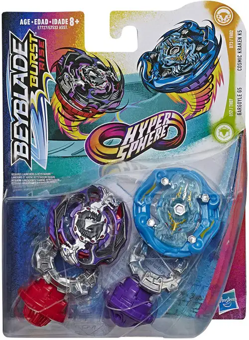 Beyblade Burst Rise Hypersphere Gargoyle G5 & Cosmic Kraken K5 Dual Pack