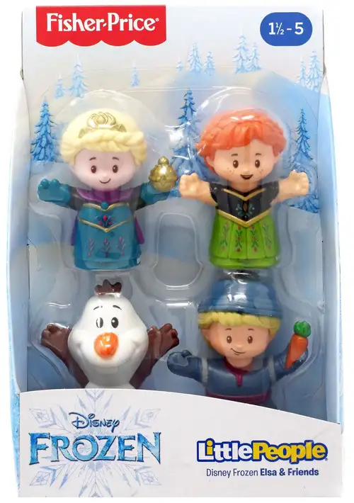 Fisher Price Disney Frozen Little People Anna, Elsa, Olaf & Kristoff Playset