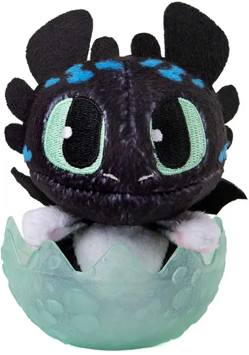 How to Train Your Dragon The Hidden World Baby Night Light 3-Inch Egg Plush [Green]