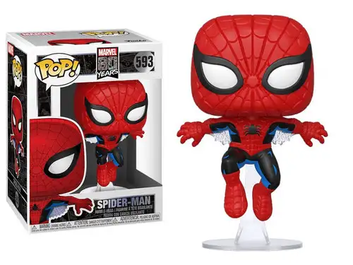 Funko 80th Anniversary POP! Marvel Spider-Man Vinyl Figure #593 [First Appearance]