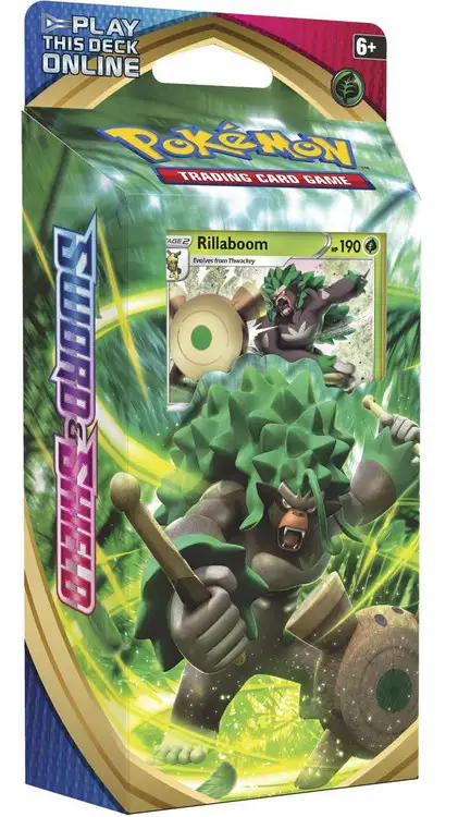 Pokemon Sword & Shield Base Set Rillaboom Theme Deck