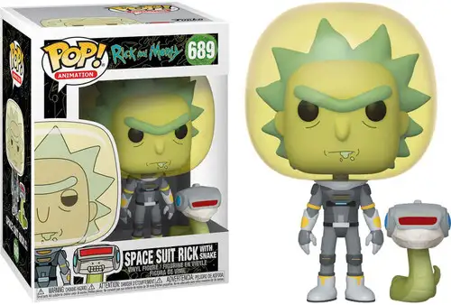 Funko Rick & Morty POP! Animation Space Suit Rick Vinyl Figure #689 [with Snake]