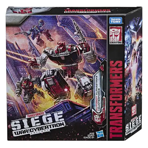 Transformers Generations Siege: War for Cybertron Autobot Alphastrike Counterforce Action Figure 3-Pack WFC-S26 [Slamdance, Clone Sideswipe & Tranchfoot]