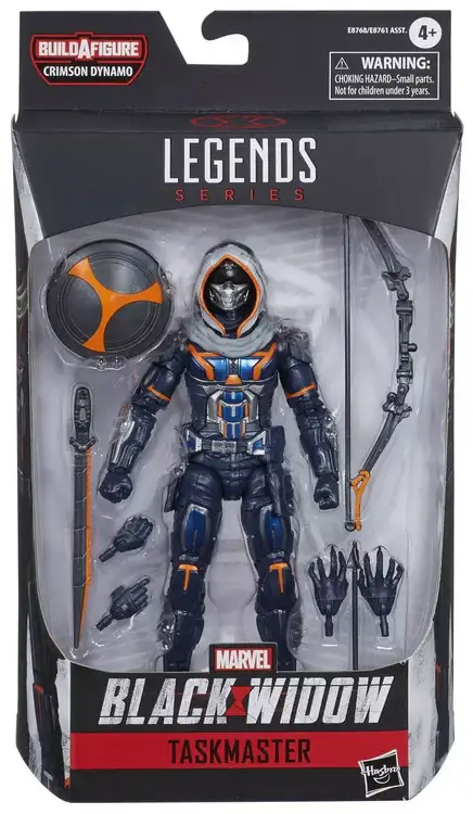 Black Widow Marvel Legends Crimson Dynamo Series Taskmaster Action Figure [Movie Version]