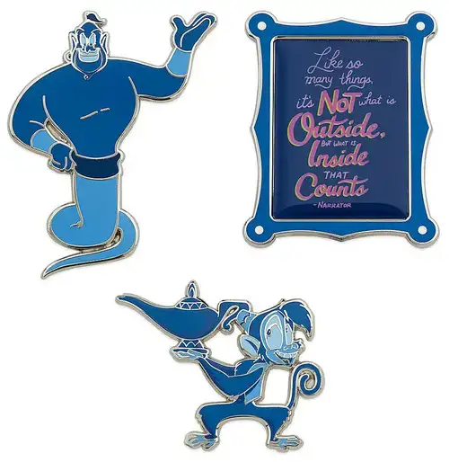 Disney Wisdom Aladdin Exclusive Pin Set