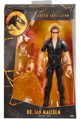 Jurassic Park Amber Collection Ian Malcolm Action Figure