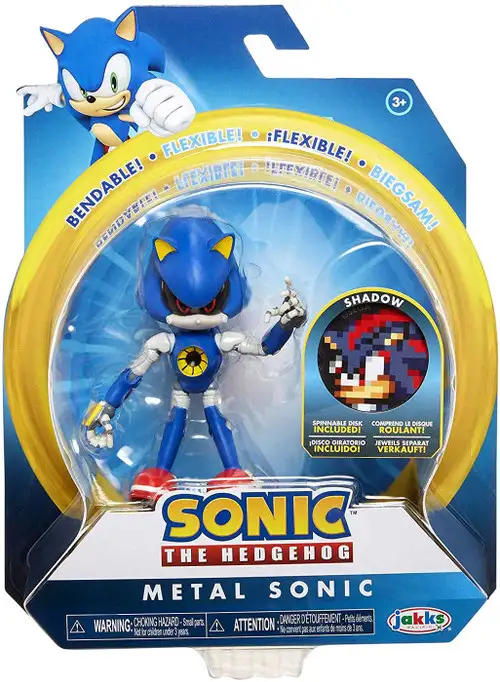 Sonic The Hedgehog 2020 Series 2 Metal Sonic Action Figure [Shadow Spinnable Disk]