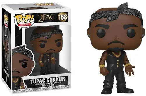 Funko POP! Rocks Tupac Shakur Vinyl Figure #158 [Vest with Bandana]