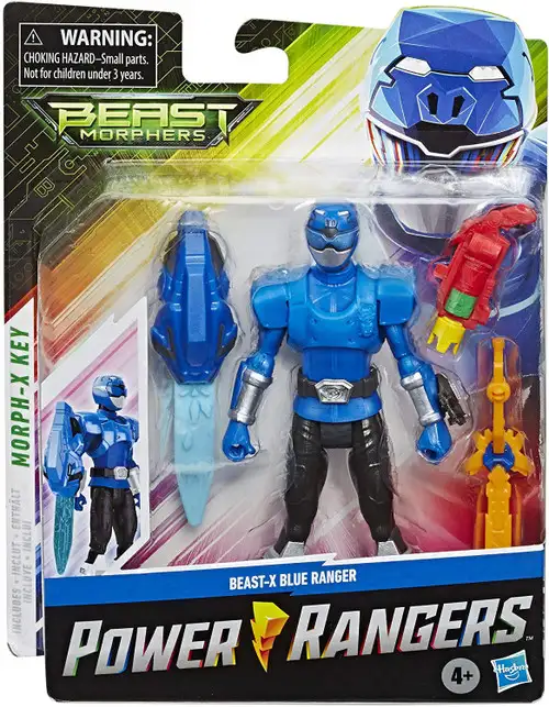 Power Rangers Beast Morphers Beast-X Blue Ranger Action Figure [2020]