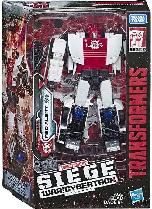 Transformers Generations Siege: War for Cybertron Red Alert Deluxe Action Figure WFC-S35