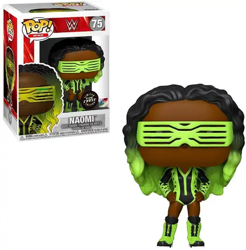 Funko WWE Wrestling POP! WWE Naomi Vinyl Figure #75 [Glow in the Dark, Chase Version]