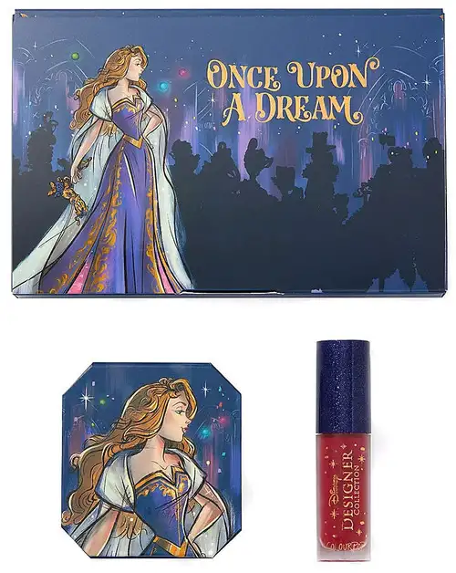 Disney Designer Collection Midnight Masquerade ColourPop Once Upon a Dream Aurora Bundle Exclusive Makeup Set
