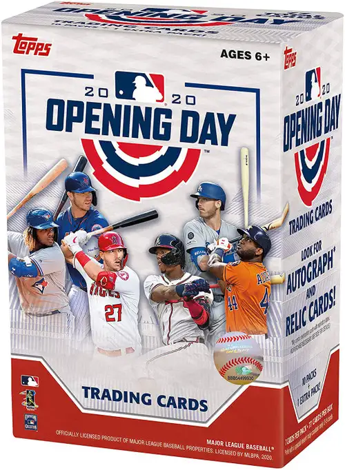 MLB Topps 2020 Opening Day Baseball Trading Card BLASTER Box [11 Packs]