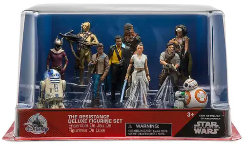 Disney Star Wars The Rise of Skywalker The Resistance Exclusive 10-Piece PVC Figure Play Set